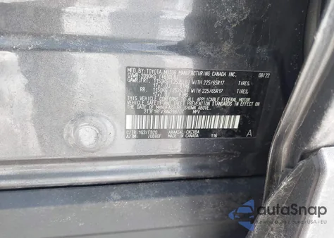 2022 Toyota Rav4 Le z USA, uszkodzony, nr VIN 2T3F1RFV3NW298707